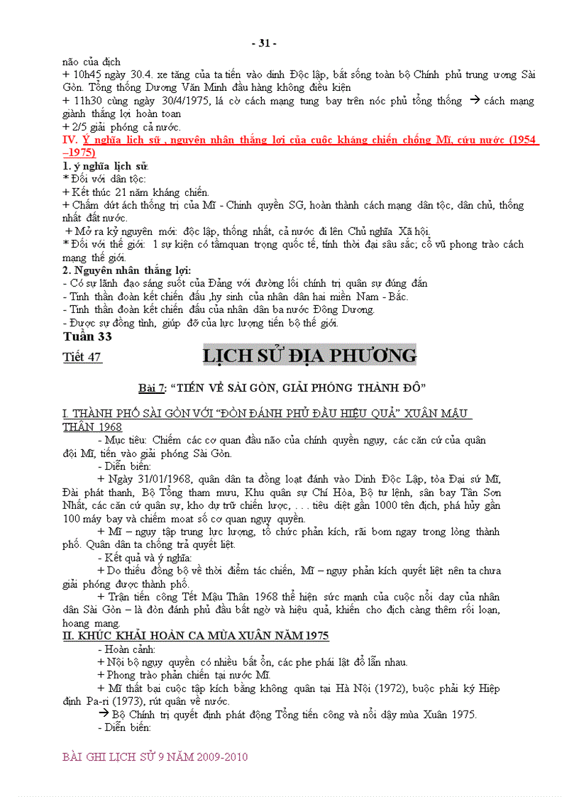 image for page Kiến thức cơ bản Lịch sử 9