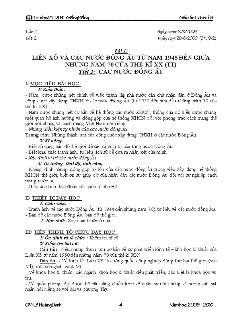 image for page Lịch sử 9 2009 2010 có tich hợp gdmt