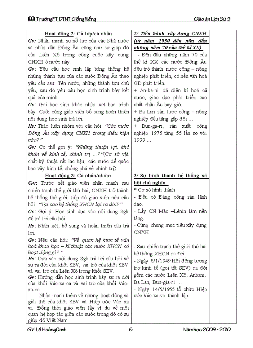 image for page Lịch sử 9 2009 2010 có tich hợp gdmt