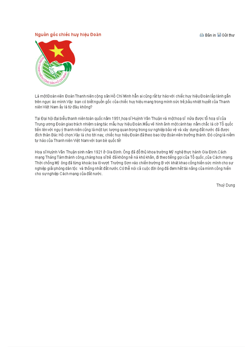 image for page Lịch sử chiếc huy hiệu đoàn