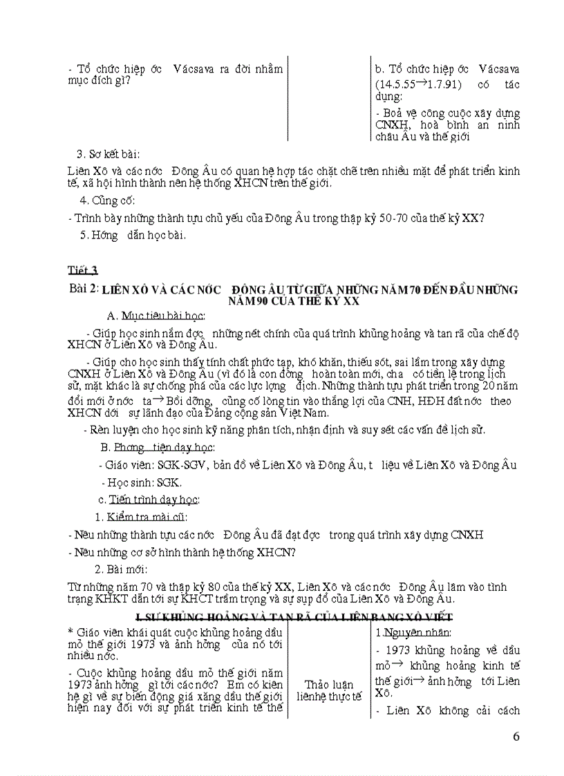 image for page Liên Xô và Đông Âu tu 1945 đếnnhung nam70 của thế kỉ XX