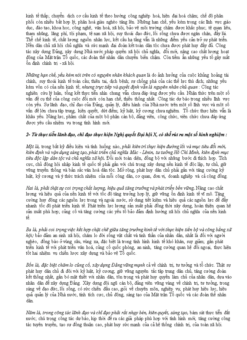 image for page Nghị quyết Đại hội Đảng lần thứ XI