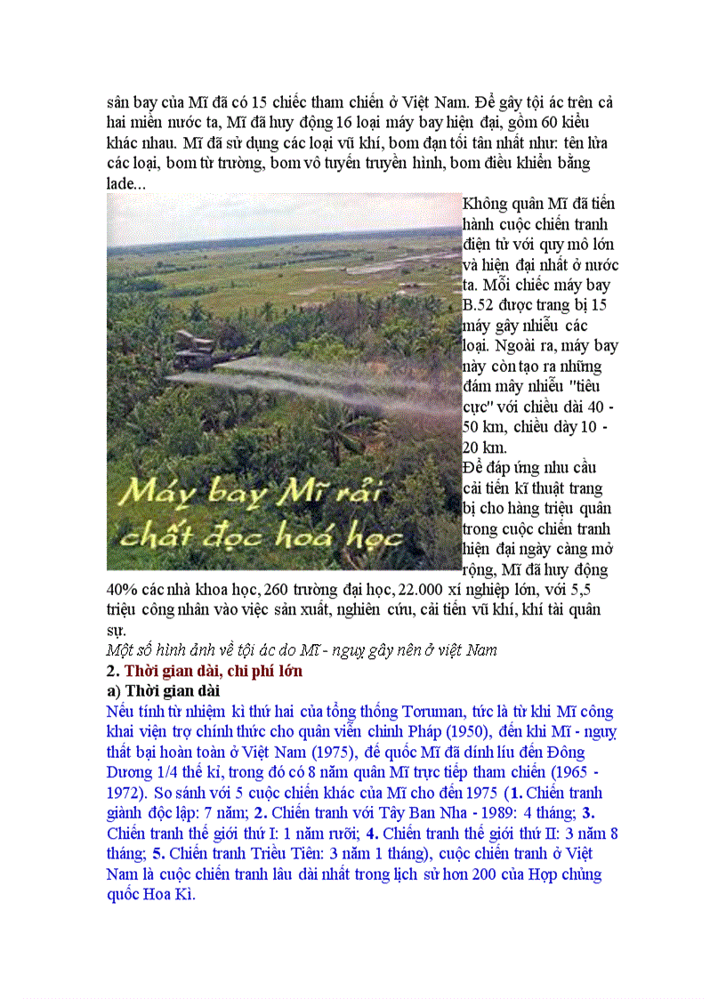 image for page Những cái nhất của Mĩ ở chiến tranh Việt Nam