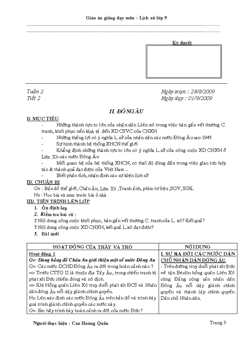 Ôn tập lịch sử