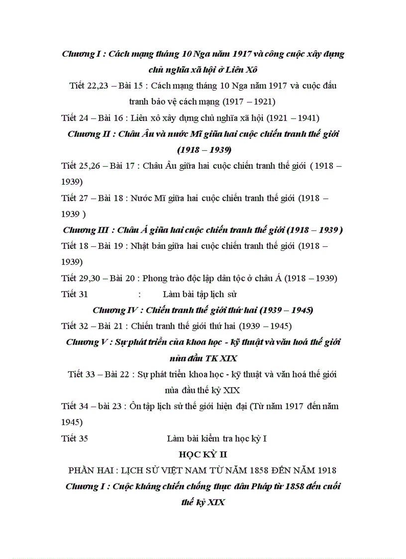 image for page Phan phoi chuong trinh lop 8