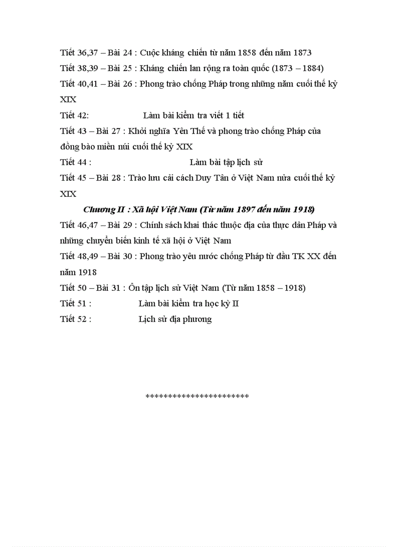 image for page Phan phoi chuong trinh lop 8