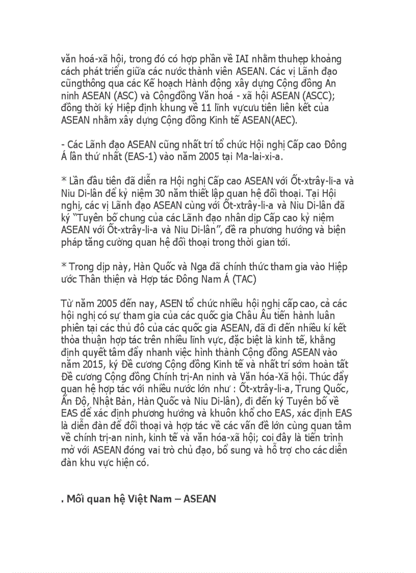 image for page Quan hệ Việt Nam và ASEAN