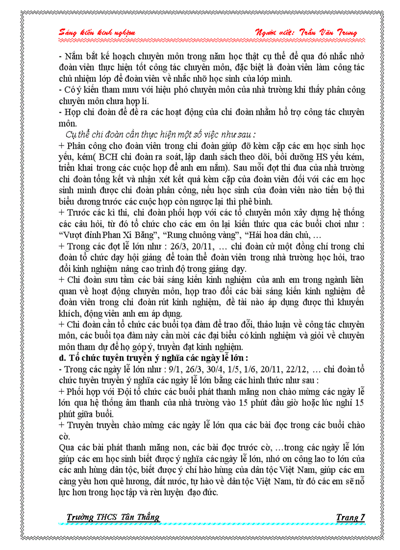 image for page Skkn doan tncs ho chi minh