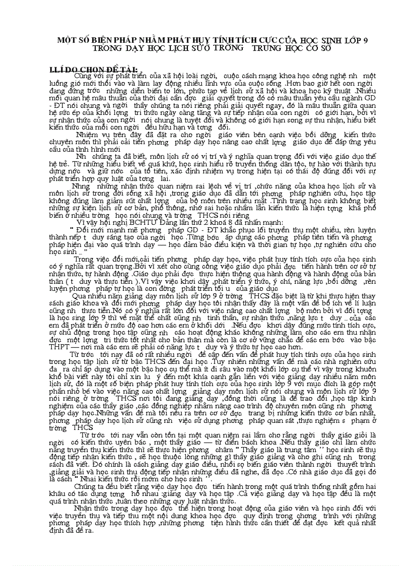 image for page SKKN Lịch Sử THCS