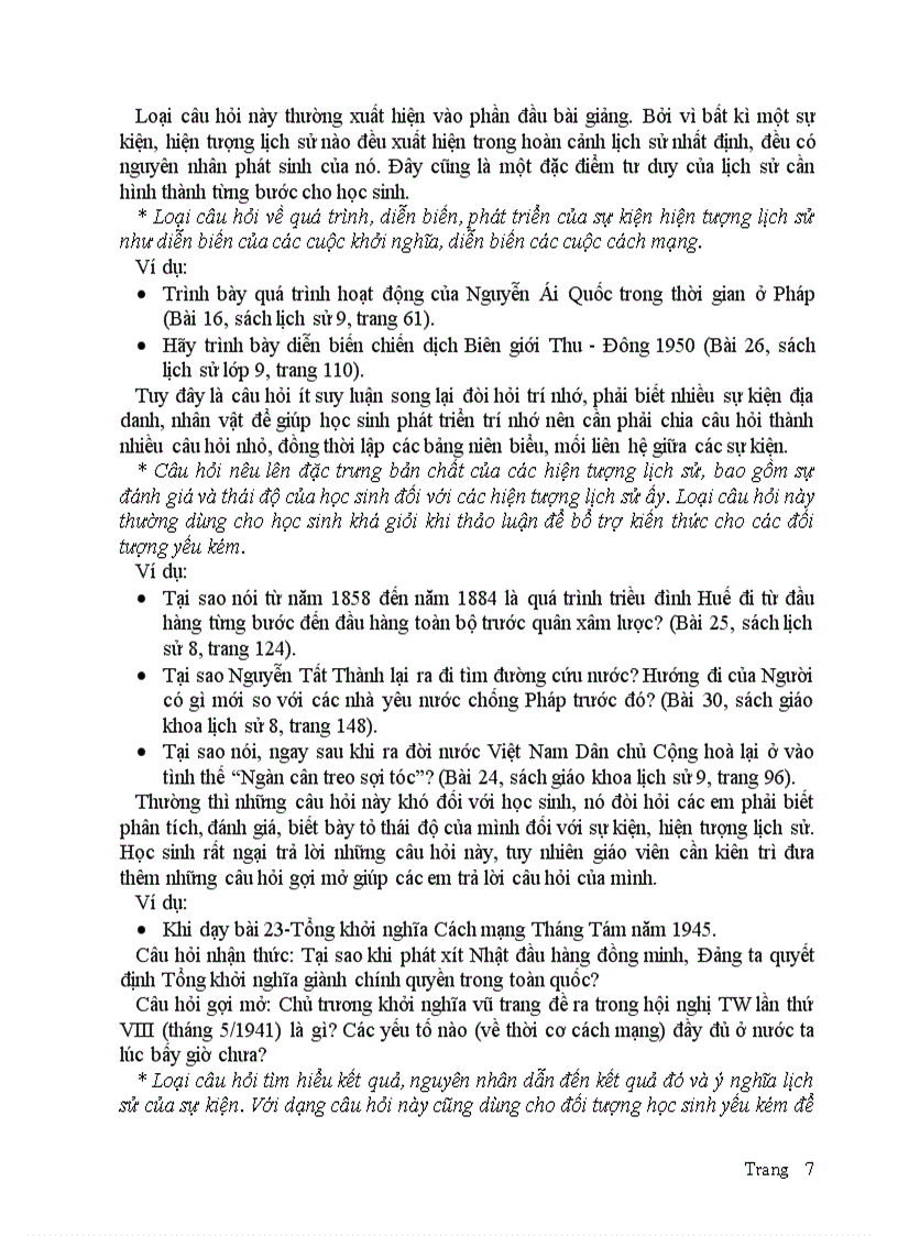 image for page SKKN sử 9SỬ DỤNG HỆ THỐNG CÂU HỎI ĐỂ PHÁT HUY TÍNH TÍCH CỰC CỦA HỌC SINH TRONG DẠY HỌC M ÔN LỊCH SỬ doc