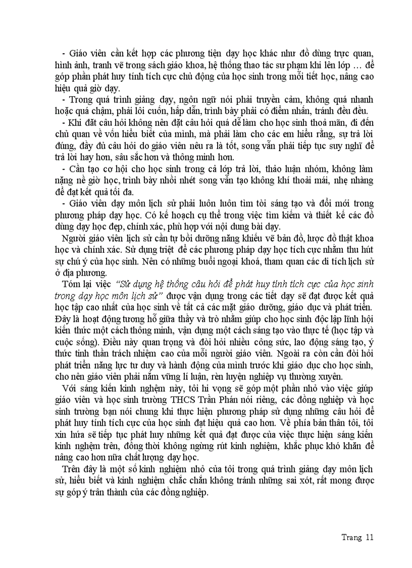 image for page SKKN sử 9SỬ DỤNG HỆ THỐNG CÂU HỎI ĐỂ PHÁT HUY TÍNH TÍCH CỰC CỦA HỌC SINH TRONG DẠY HỌC M ÔN LỊCH SỬ doc