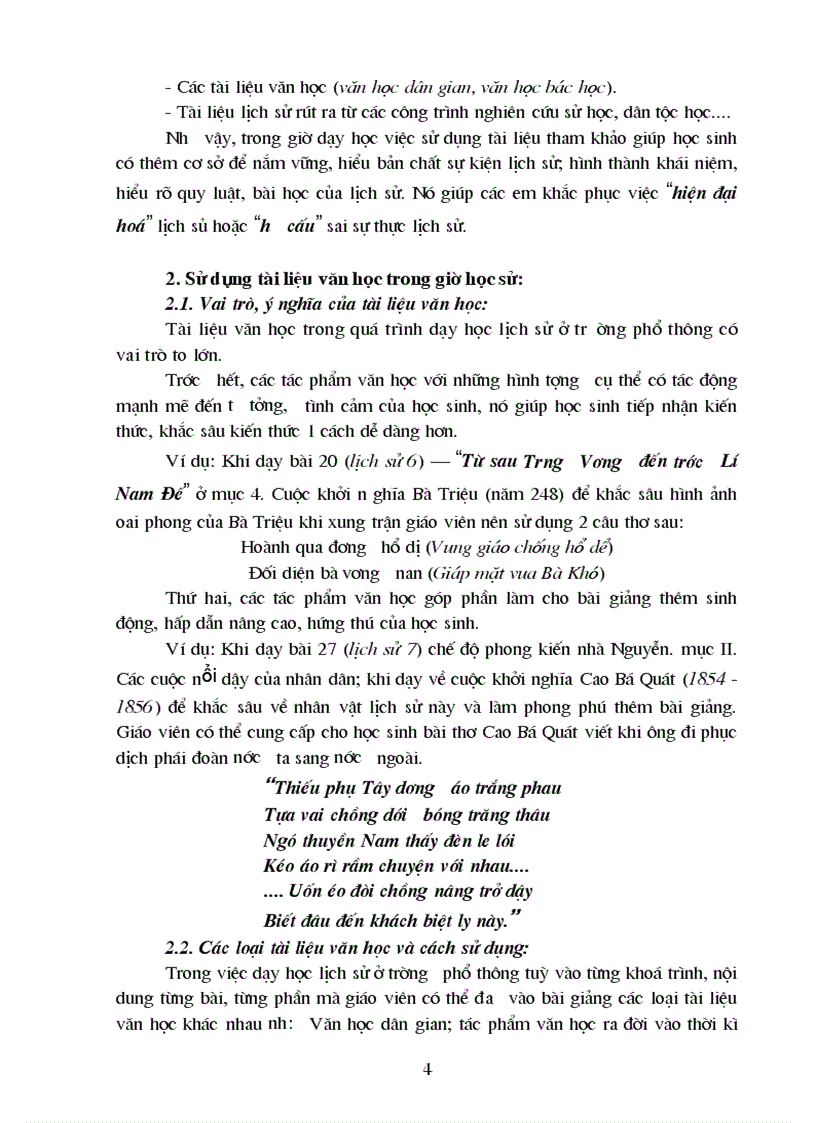 image for page SKKN Sử dụng văn học trong dạy học lịch sử