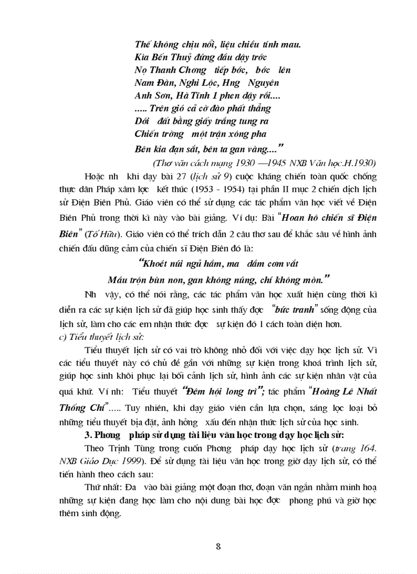 image for page SKKN Sử dụng văn học trong dạy học lịch sử