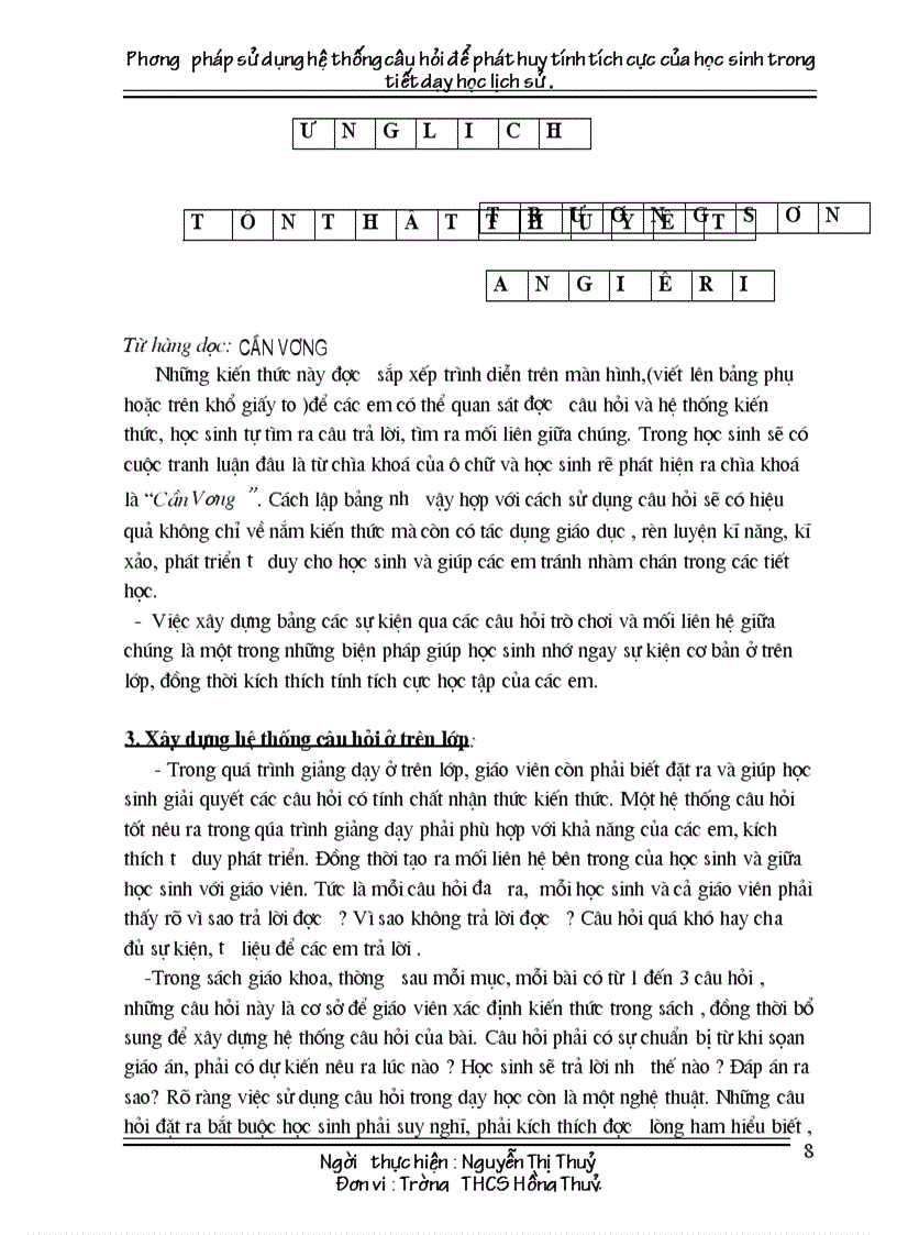 image for page SKKN Hệ thống câu hỏi dạy lịch sử