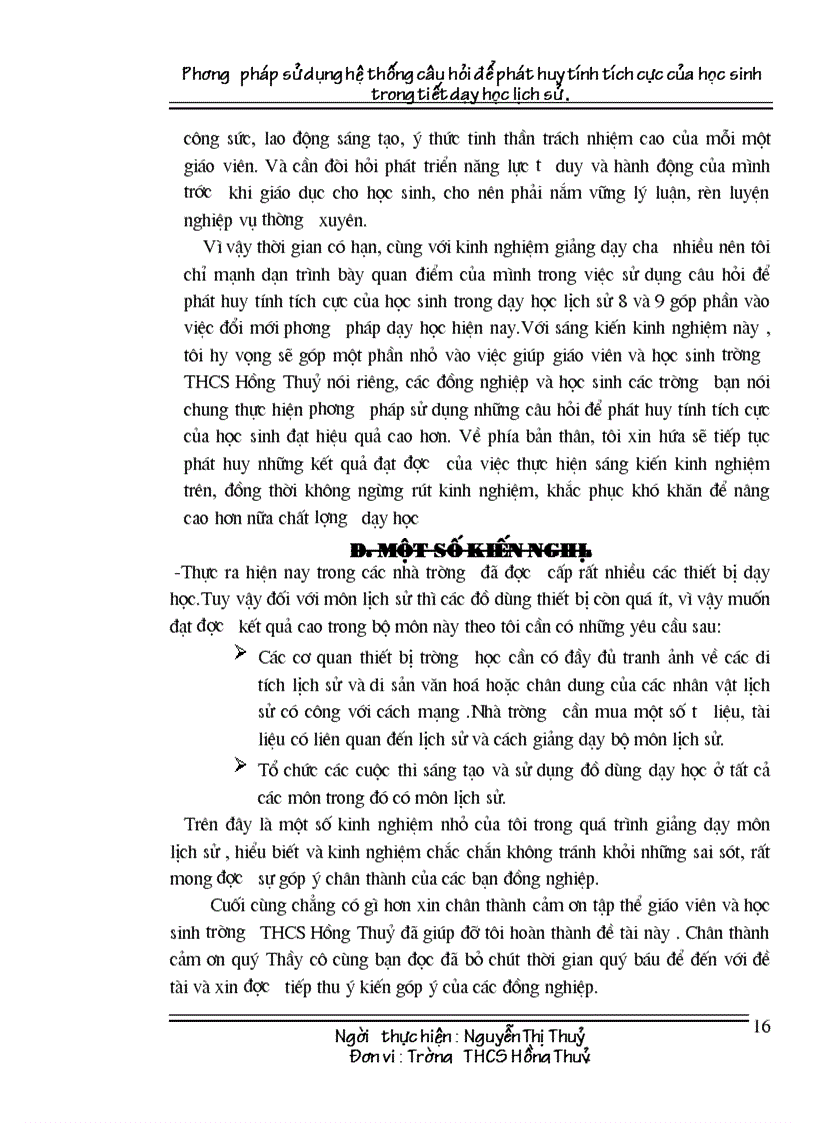 image for page SKKN Hệ thống câu hỏi dạy lịch sử