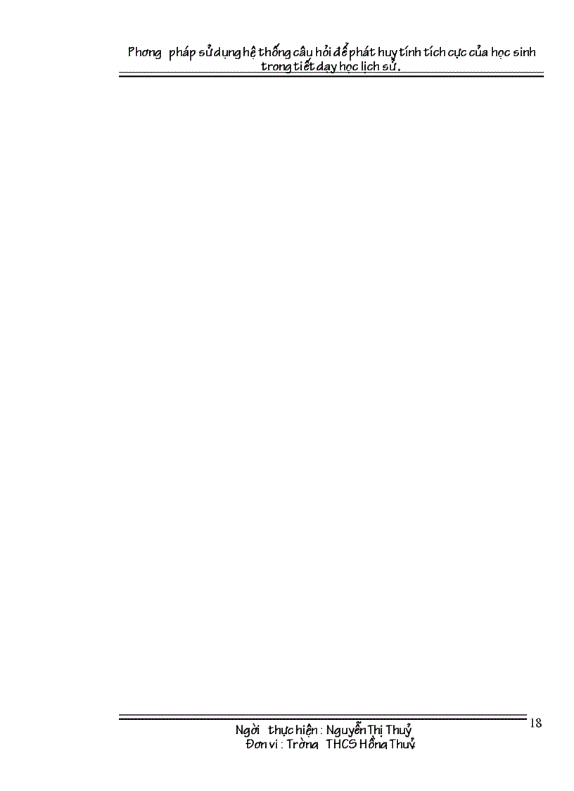 image for page SKKN Hệ thống câu hỏi dạy lịch sử