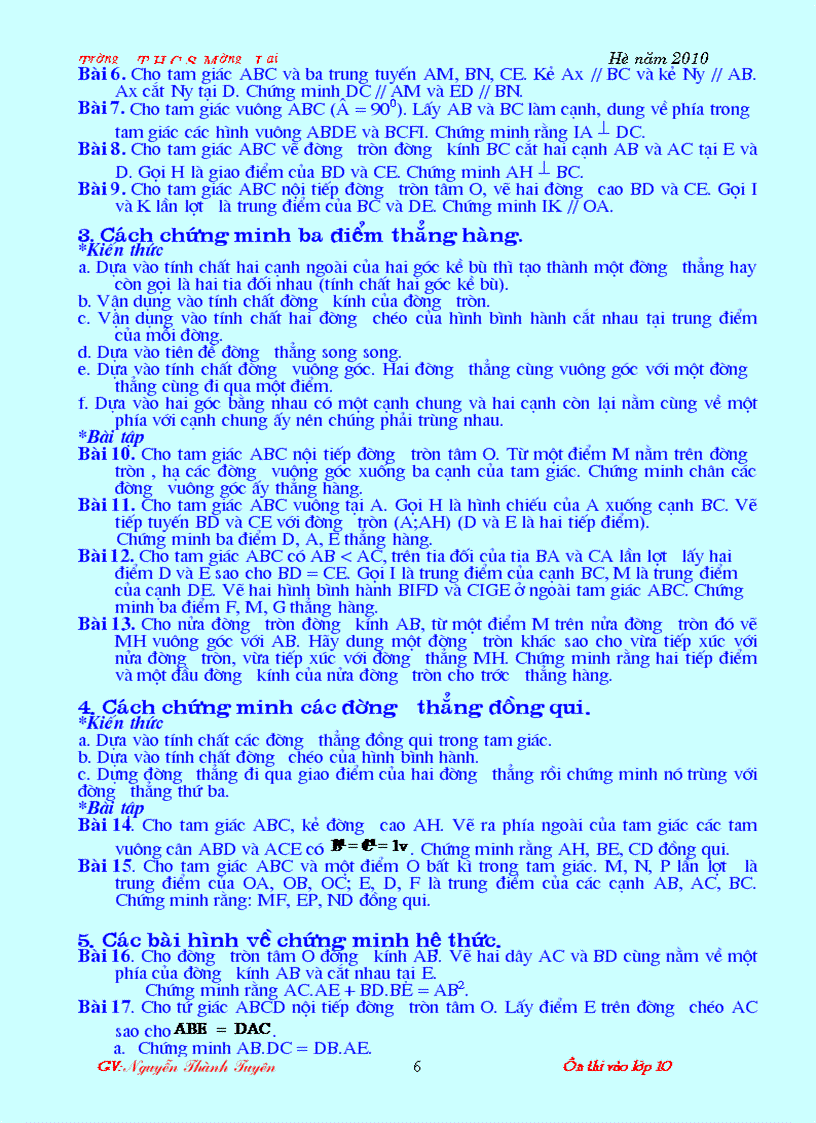 image for page Tai lieu on thi vao cap iii 2010