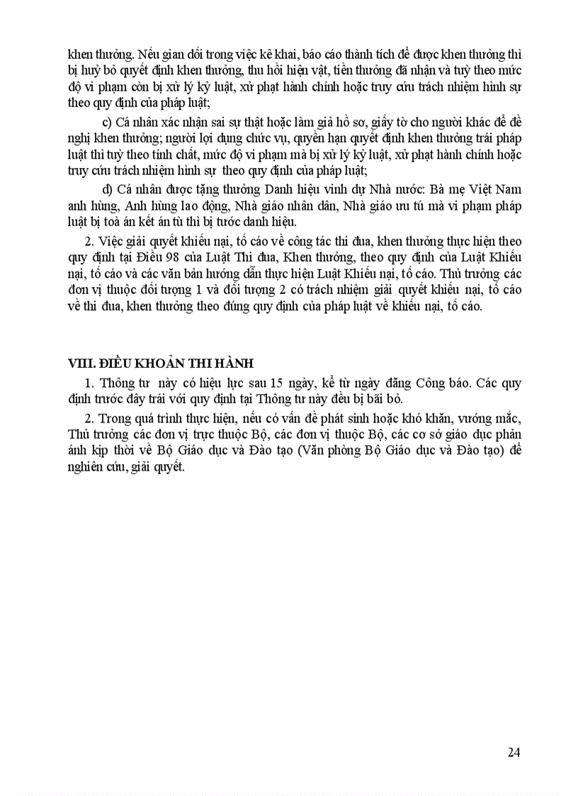 image for page Thông tư 21 Bộ giáo dục TT Thi đua