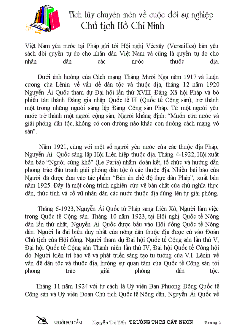 image for page Tiểu sử bác hồ 1