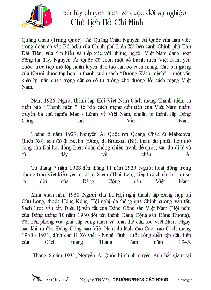 image for page Tiểu sử bác hồ 1