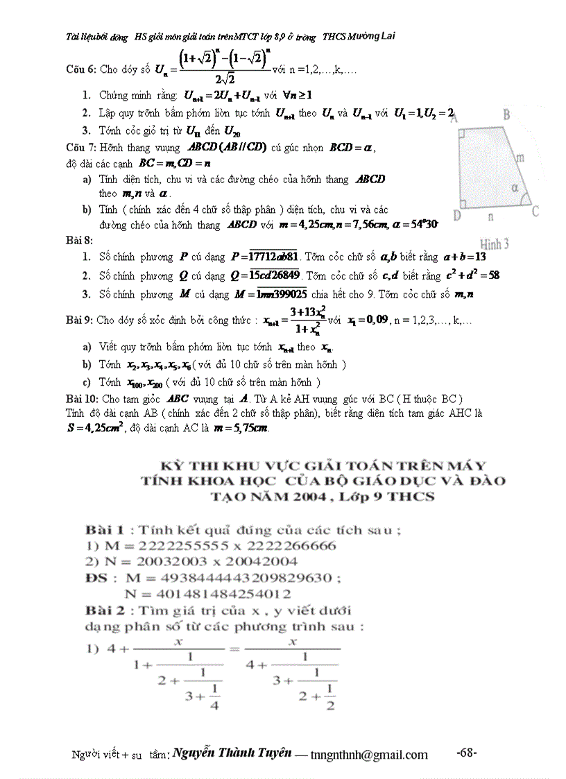 image for page T lieu Chuân boi duong HS gioi MTCT CASIO 2011 2012 doc