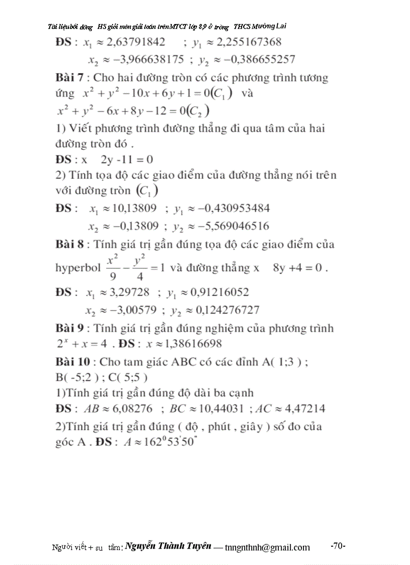 image for page T lieu Chuân boi duong HS gioi MTCT CASIO 2011 2012 doc