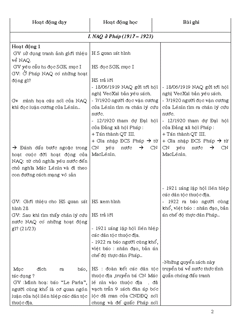 image for page Trọn bộ giáo án sử 9 hk II