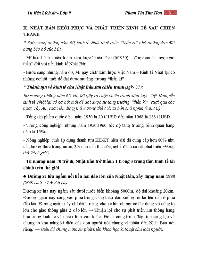 image for page Tư liệu sử 9 bài 9 10 Nhật Bản và các nước Tây Âu