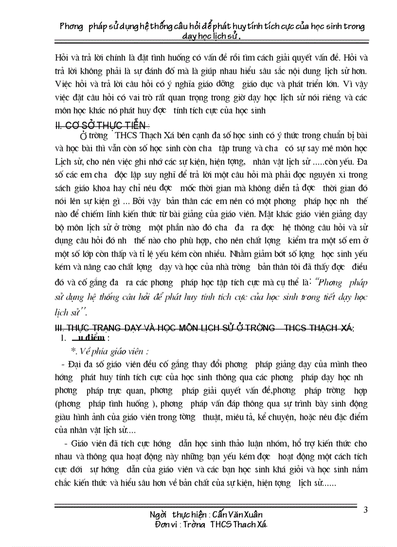 image for page Xay dung he thong cau hoi trong day hoc lich su