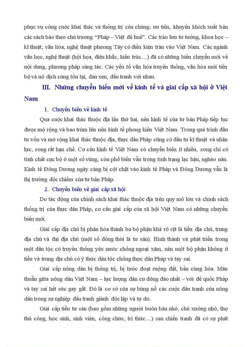 image for page Bài 13 Những chuyển biến mới về kinh tế và xã hội Việt Nam sau Chiến tranh thế giới thứ nhất