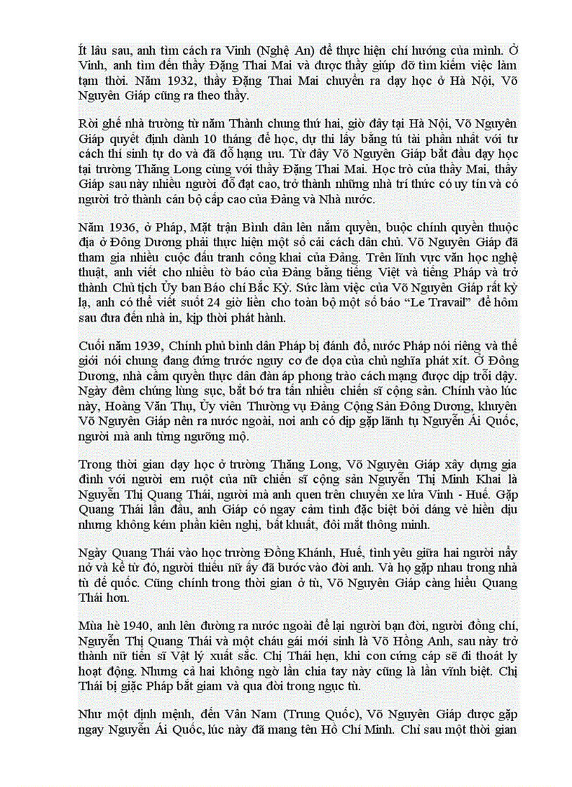 image for page Đại tướng Võ Nguyên Giáp Những điều ít biết