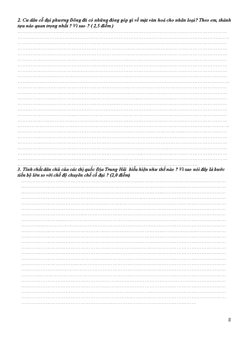 image for page Đề trắc nghiệm lịch sử 10 năm 07 08