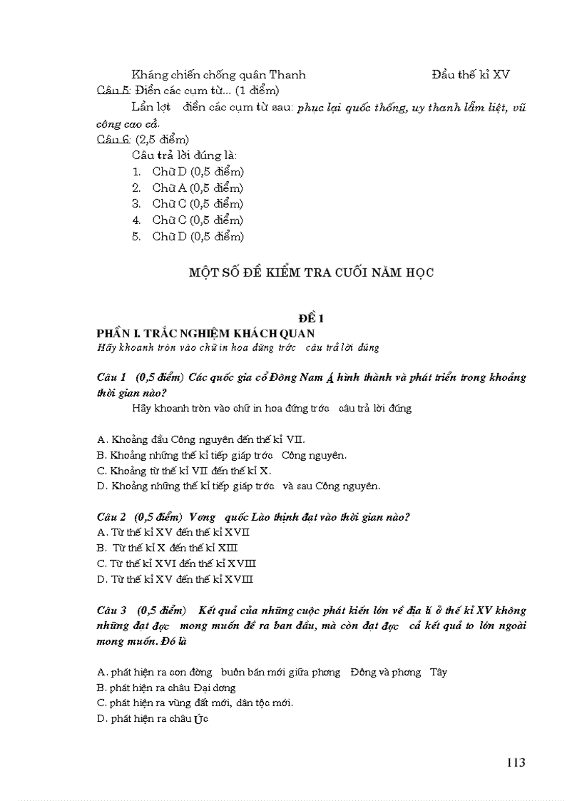 image for page Đổi mới PPDH và đánh giá KT môn LS 10