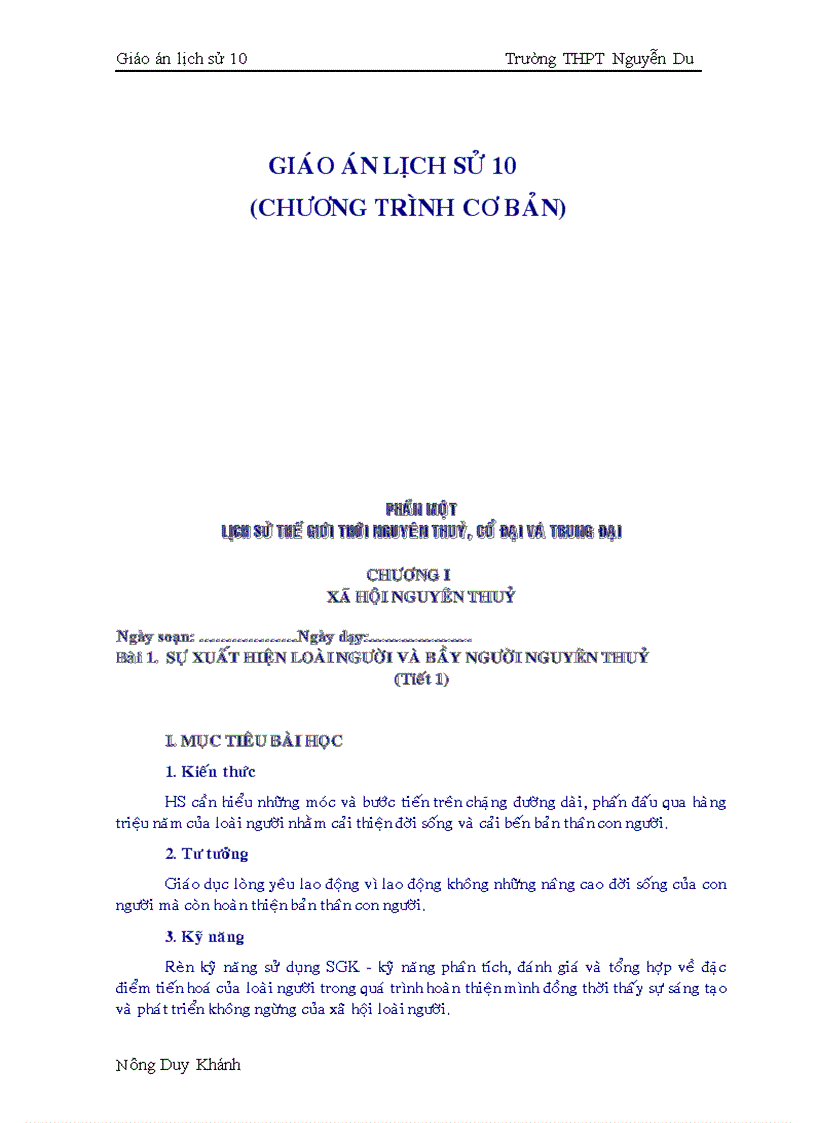 image for page GA Lịch Sử 10 chuẩn mới nhất