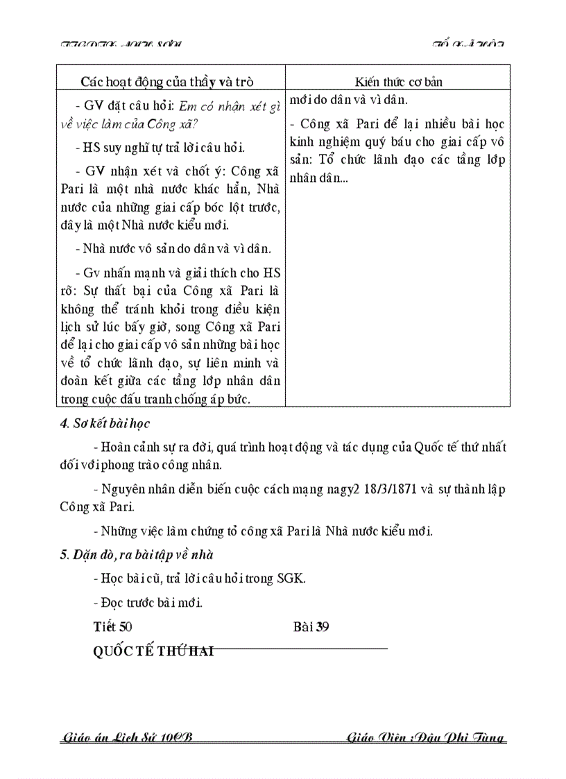 image for page Giao an 10 chinh sua theo chuan kt kn