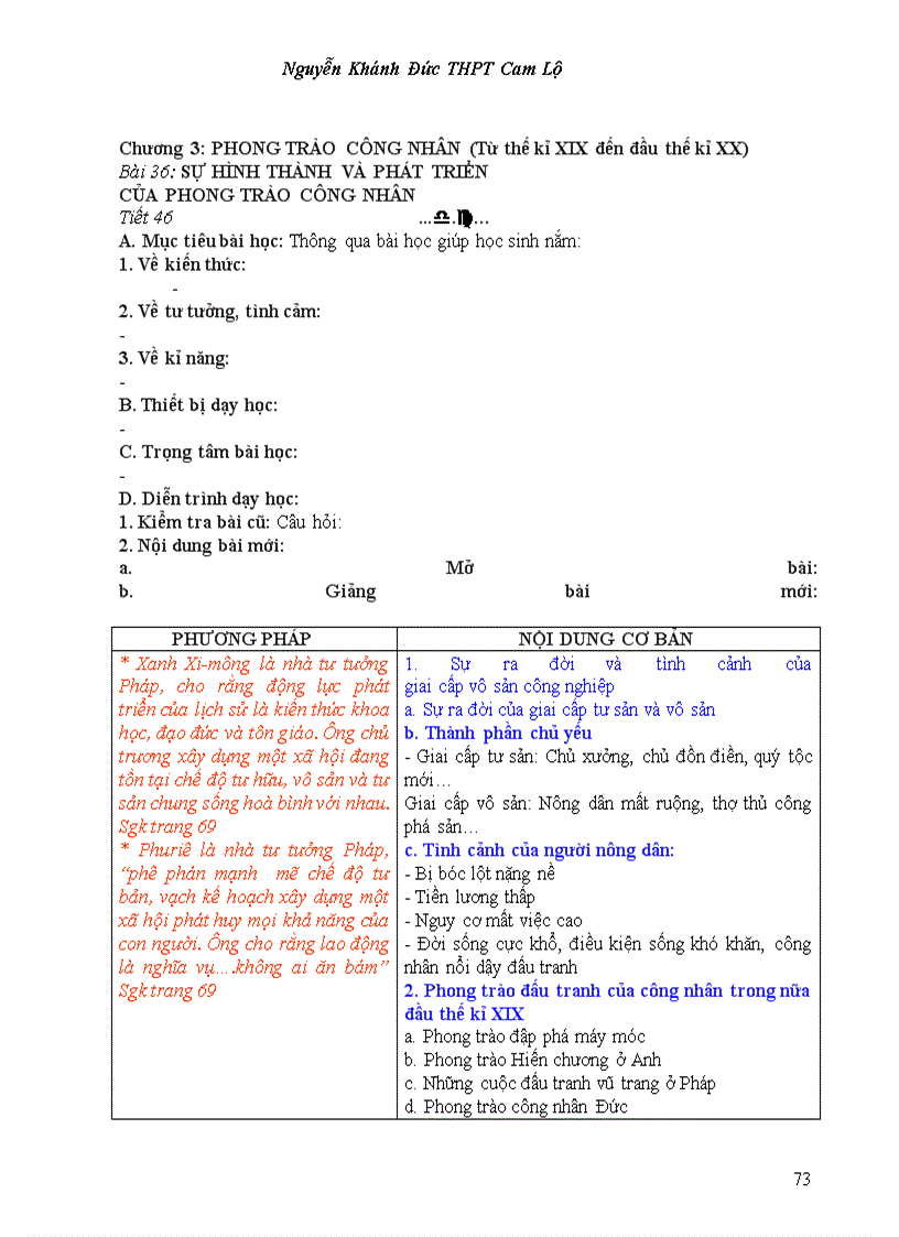 image for page Giao án 10CB