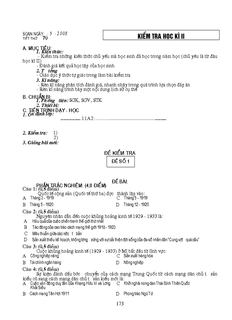 image for page Giáo án 11 NC