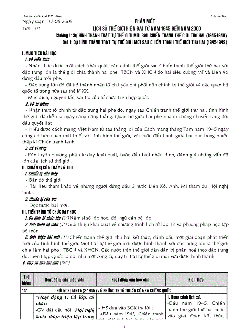 image for page Giáo án 12 2009 2010