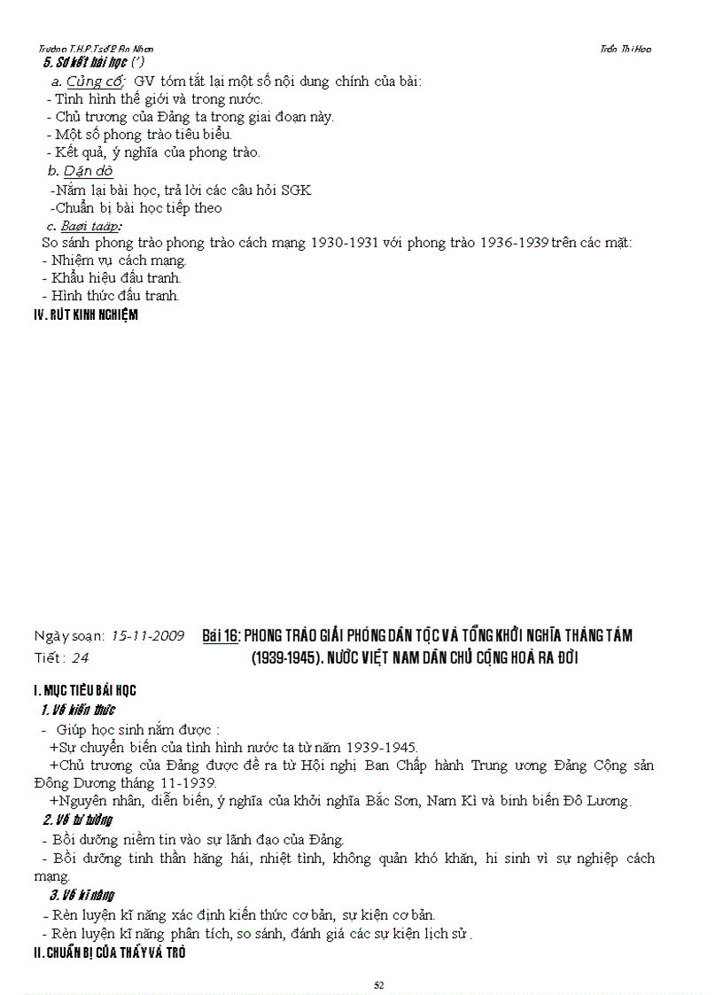 image for page Giáo án 12 2009 2010