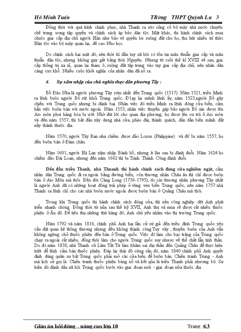 image for page Giáo án dạy thêm nâng cao khói 1 Ban KHXH