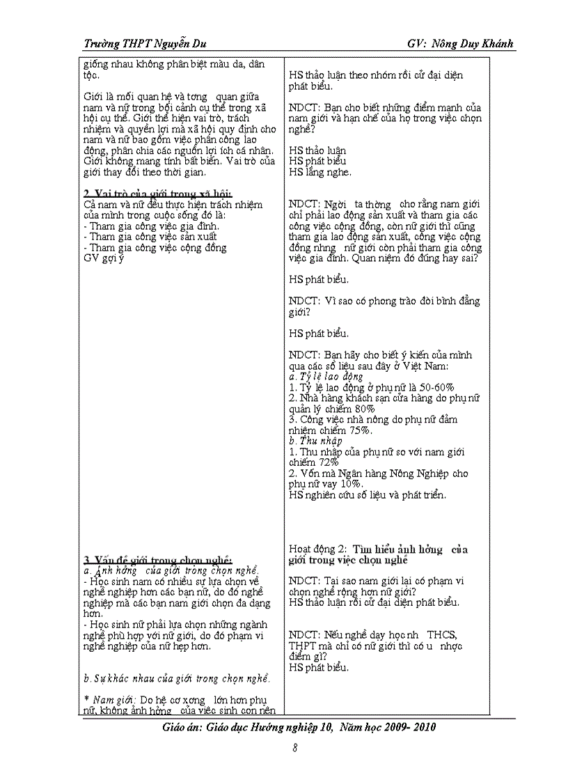 image for page Giao an huong nghiep 10 da sua