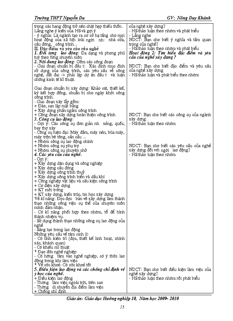 image for page Giao an huong nghiep 10 da sua