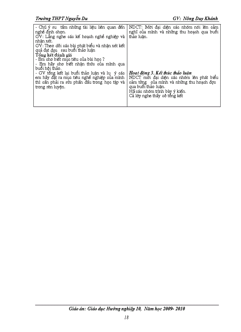 image for page Giao an huong nghiep 10 da sua