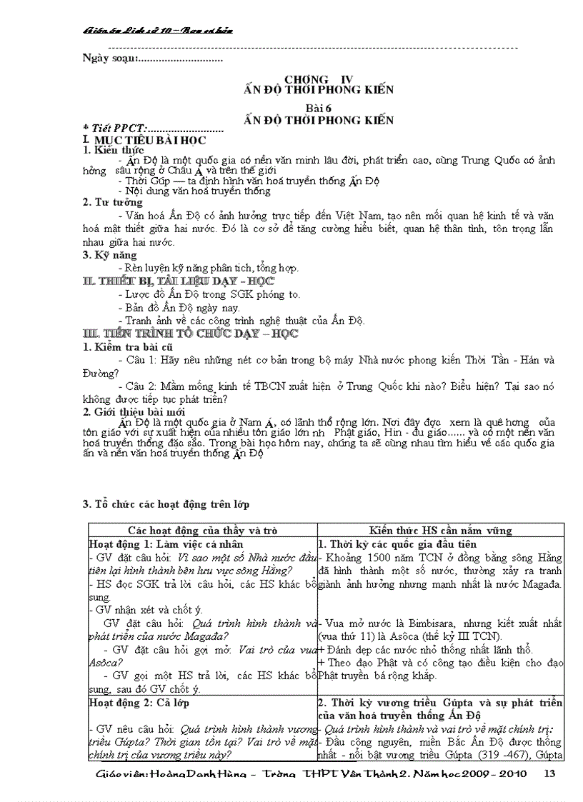 image for page Giao an lich su 10 Ban CB