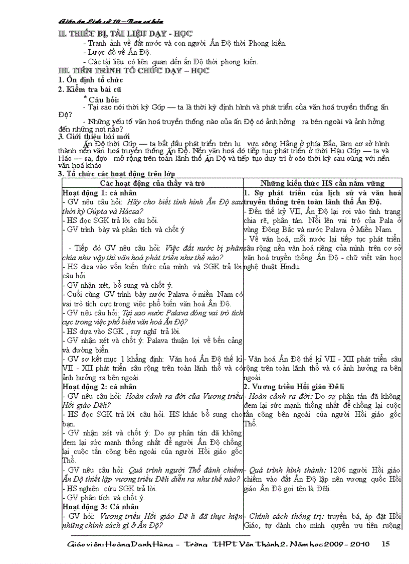 image for page Giao an lich su 10 Ban CB