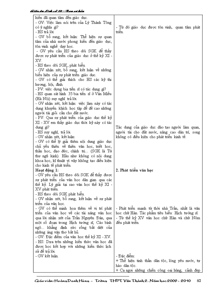 image for page Giao an lich su 10 Ban CB