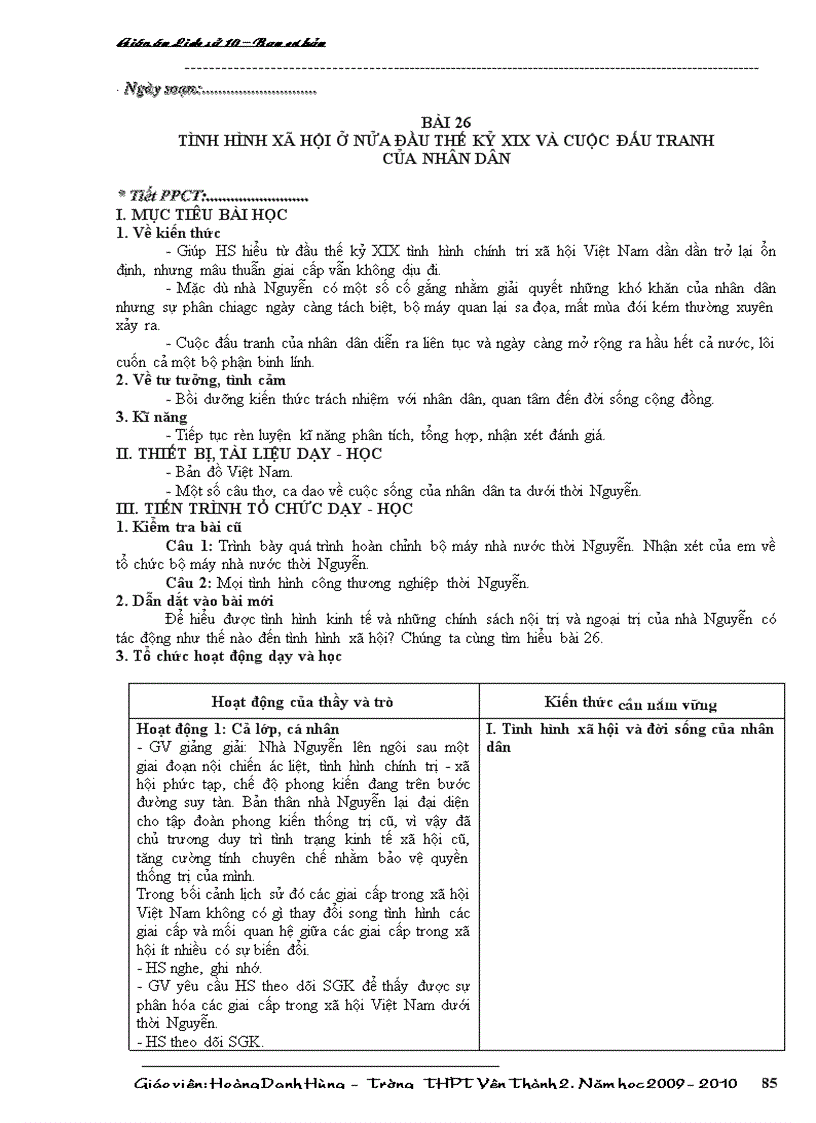 image for page Giao an lich su 10 Ban CB