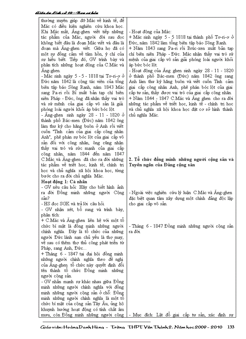 image for page Giao an lich su 10 Ban CB