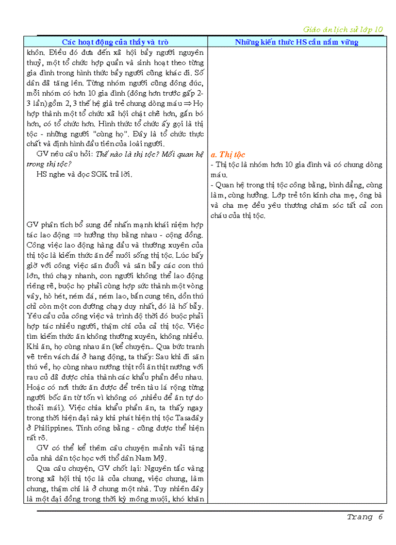 image for page Giáo án lịch sử 10 cả năm cơ bản