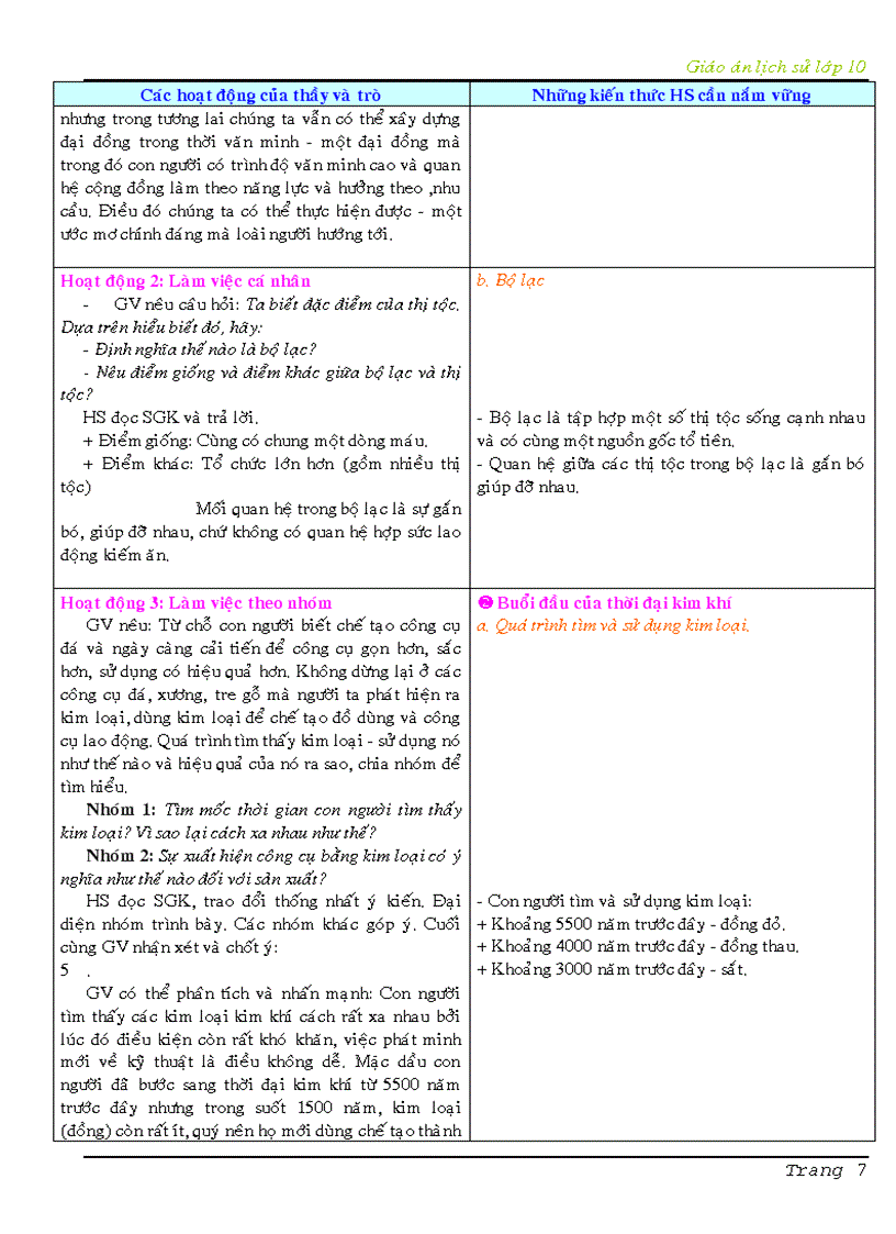 image for page Giáo án lịch sử 10 cả năm cơ bản